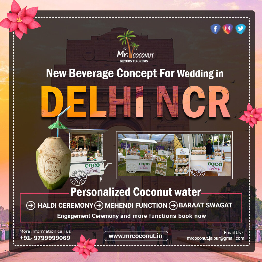 Amp Up Your Dream Destination Wedding in NCR with Mr. Coconut
