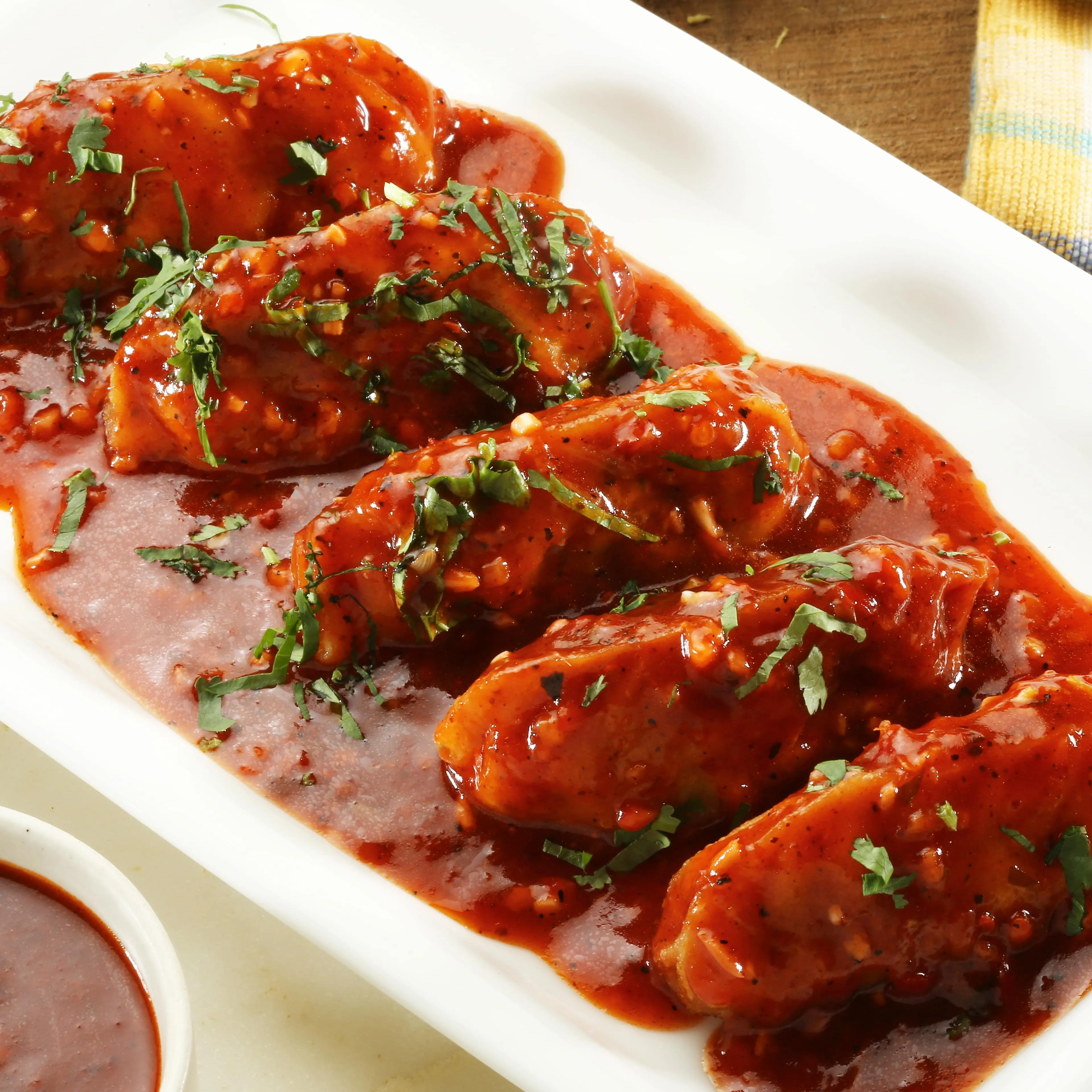 Red Sauce Fried Momos Full [12 Pieces]