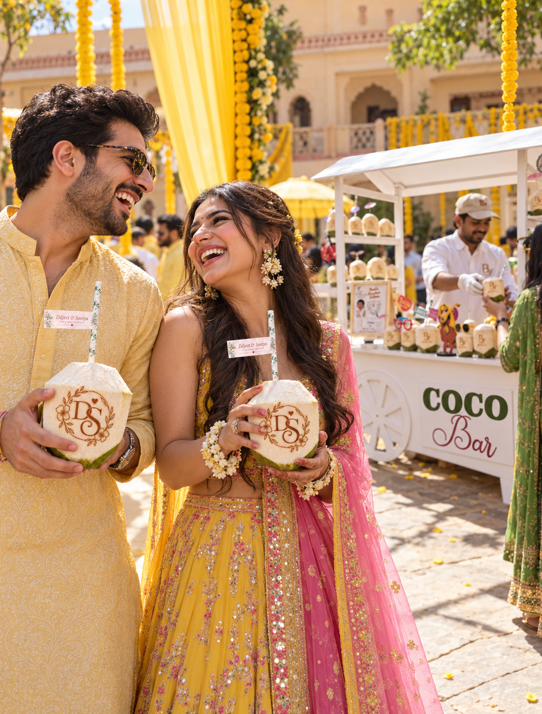 Mr. Coconut Coco Bar from Chandni Kothari's function